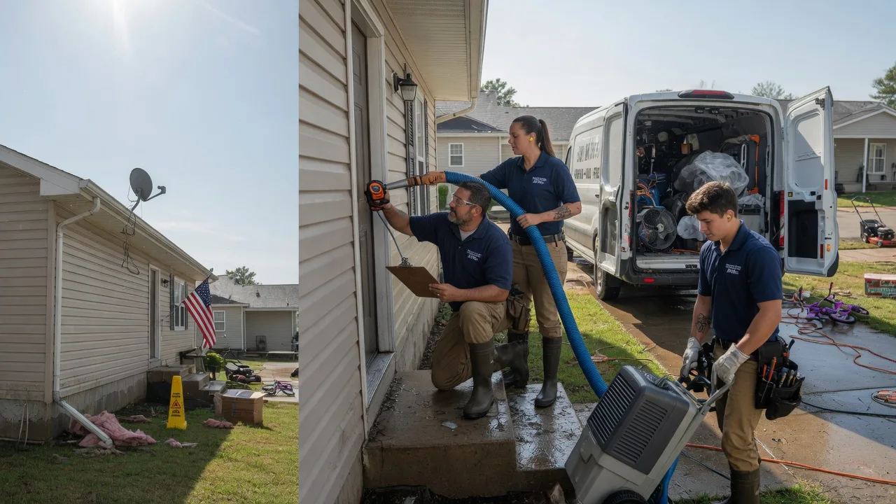 Ceiling Water Damage Restoration in Morgan, VT near me